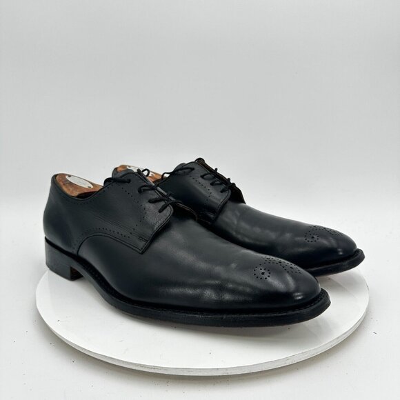 Grenson Men Size 11  Black Perforated Leather Lace Up Derby Dress Shoes main image 14